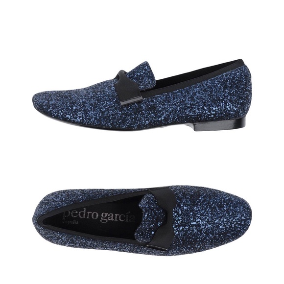 Pedro Garcia Shoes - Pedro Garcia glitter bow loafer shoe flat ballet